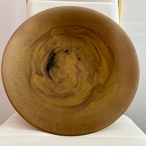 Artisan Tan Fiber Art Bowl